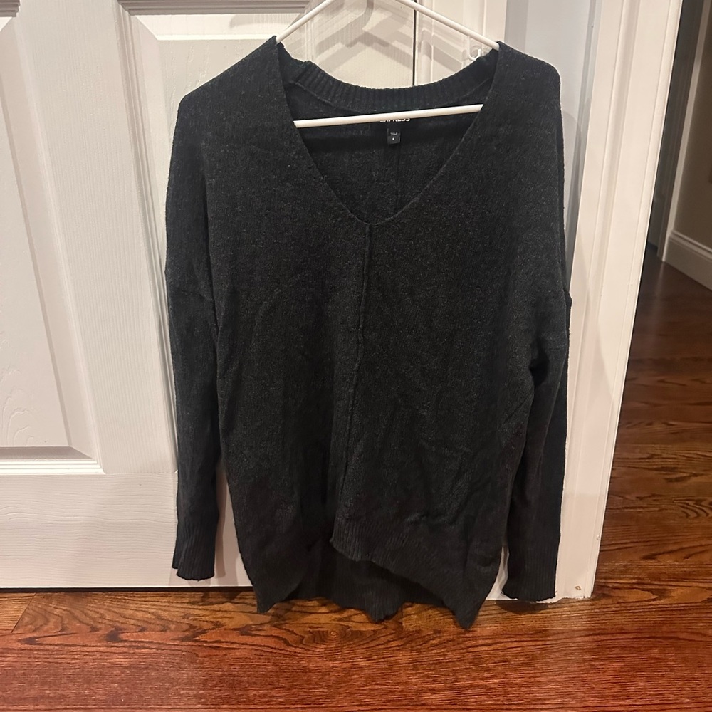 Women's Gray Express Sweater